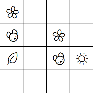 Kids Sudoku 4x4 - Easy