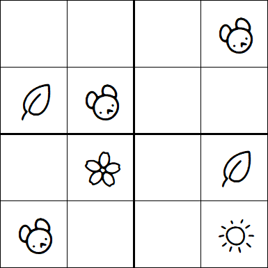 Kids Sudoku 4x4 - Fácil