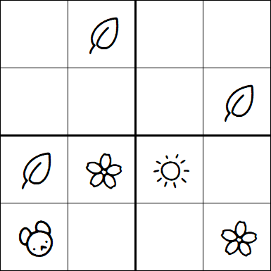 Kids Sudoku 4x4 - Easy