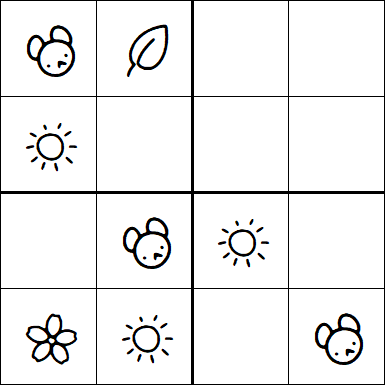 Kids Sudoku 4x4 - Fácil