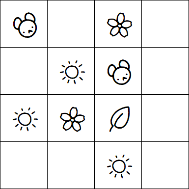 Kids Sudoku 4x4 - Fácil