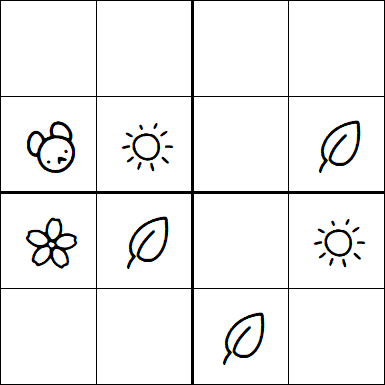 Kids Sudoku 4x4 - Easy