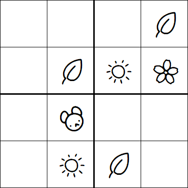 Kids Sudoku 4x4 - Easy