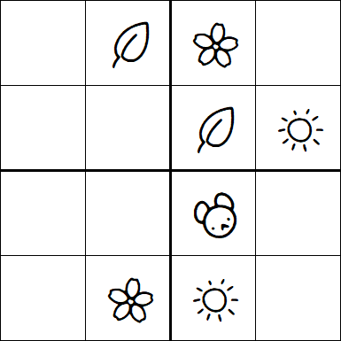 Kids Sudoku 4x4 - Easy