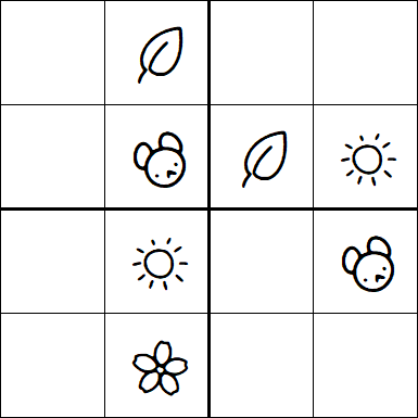 Kids Sudoku 4x4 - Fácil