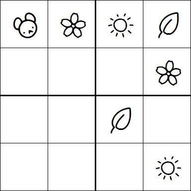 Kids Sudoku 4x4 - Fácil