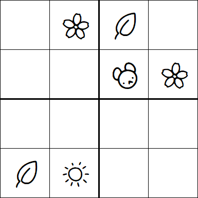 Kids Sudoku 4x4 - Fácil