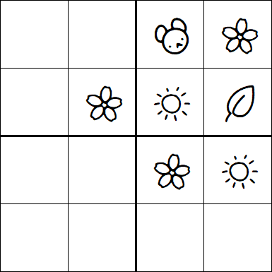 Kids Sudoku 4x4 - Fácil