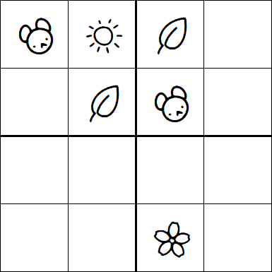 Kids Sudoku 4x4 - Fácil