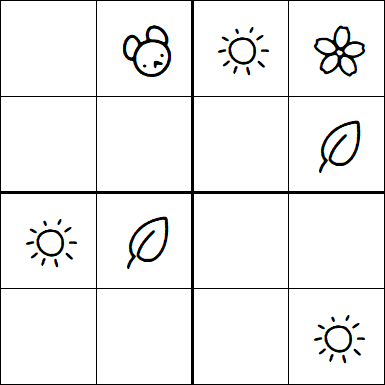 Kids Sudoku 4x4 - Easy