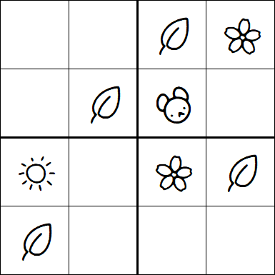 Kids Sudoku 4x4 - Easy