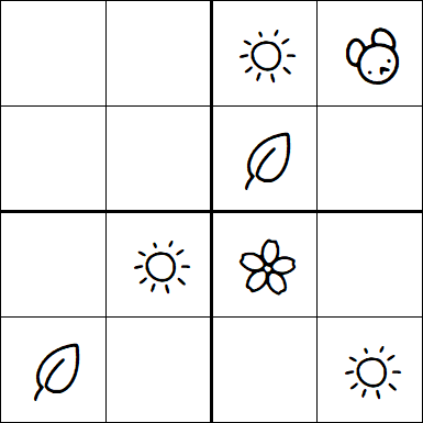 Kids Sudoku 4x4 - Fácil