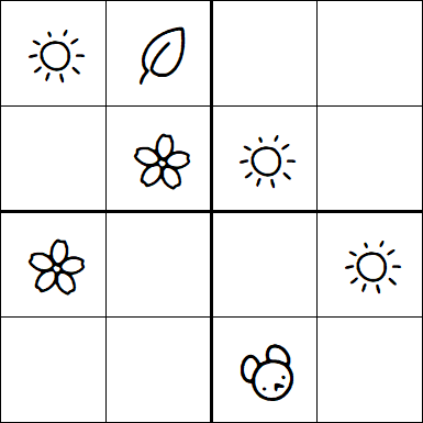 Kids Sudoku 4x4 - Fácil