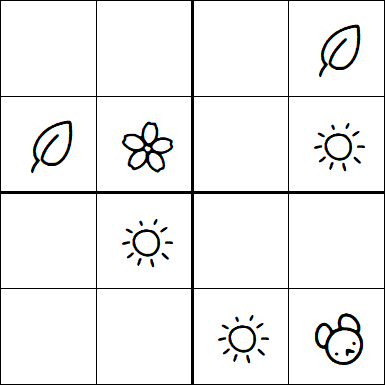 Kids Sudoku 4x4 - Easy