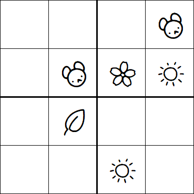 Kids Sudoku 4x4 - Easy