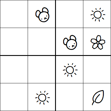 Kids Sudoku 4x4 - Easy