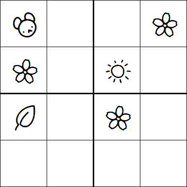 Kids Sudoku 4x4 - Easy