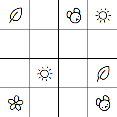 Kids Sudoku 4x4 - Fácil