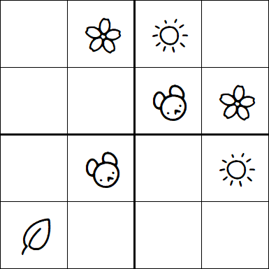 Kids Sudoku 4x4 - Easy