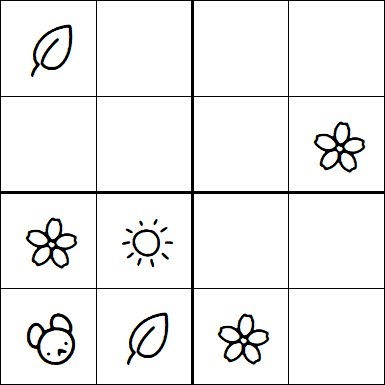 Kids Sudoku 4x4 - Easy