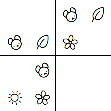 Kids Sudoku 4x4 - Easy