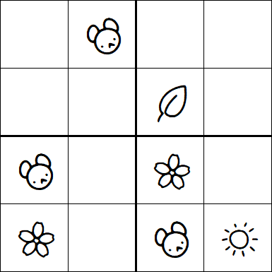 Kids Sudoku 4x4 - Easy