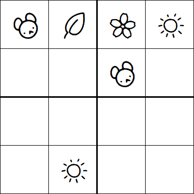 Kids Sudoku 4x4 - Fácil