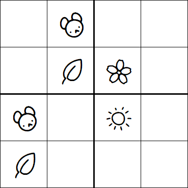 Kids Sudoku 4x4 - Easy