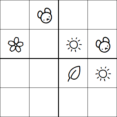 Kids Sudoku 4x4 - Easy