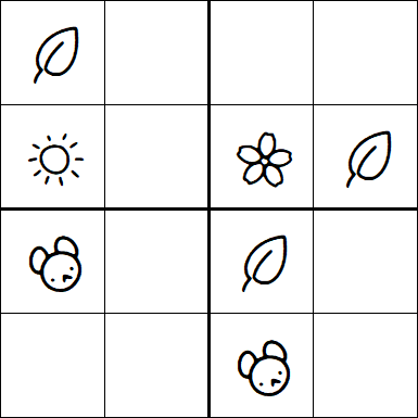Kids Sudoku 4x4 - Easy