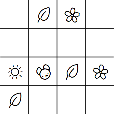 Kids Sudoku 4x4 - Easy