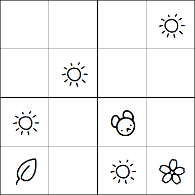 Kids Sudoku 4x4 - Easy