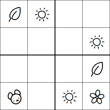 Kids Sudoku 4x4 - Easy