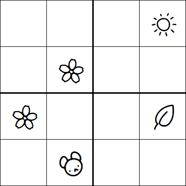 Kids Sudoku 4x4 - Schwierig