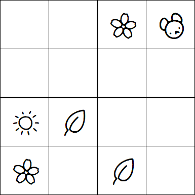 Kids Sudoku 4x4 - Hard