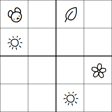 Kids Sudoku 4x4 - Hard