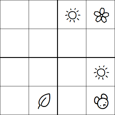 Kids Sudoku 4x4 - Hard