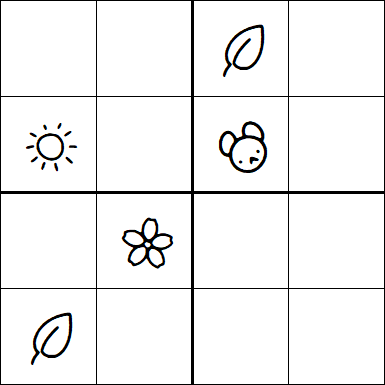 Kids Sudoku 4x4 - Hard
