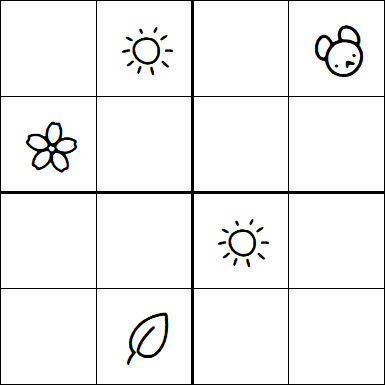 Kids Sudoku 4x4 - Hard