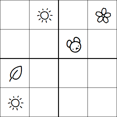 Kids Sudoku 4x4 - Hard