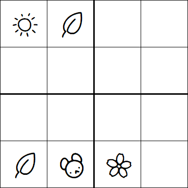Kids Sudoku 4x4 - Difficile