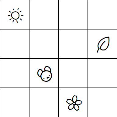 Kids Sudoku 4x4 - Difficile