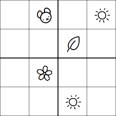Kids Sudoku 4x4 - Difficile