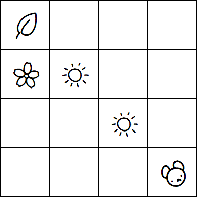 Kids Sudoku 4x4 - Difficile