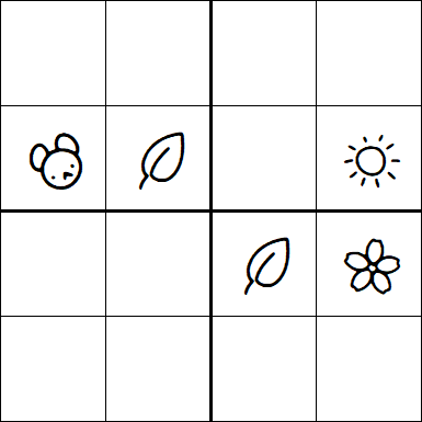 Kids Sudoku 4x4 - Hard