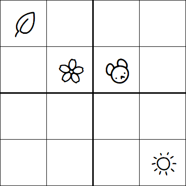 Kids Sudoku 4x4 - Difficile