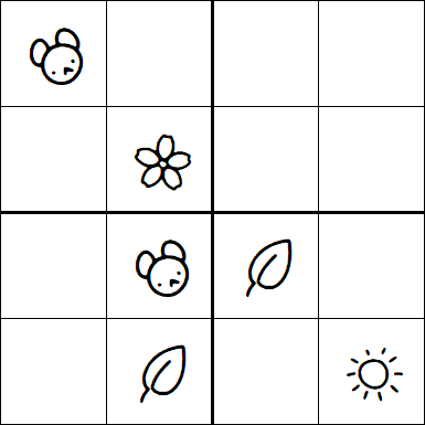 Kids Sudoku 4x4 - Hard