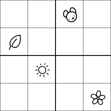Kids Sudoku 4x4 - Difícil