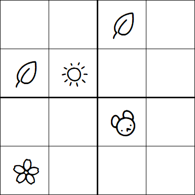 Kids Sudoku 4x4 - Difficile