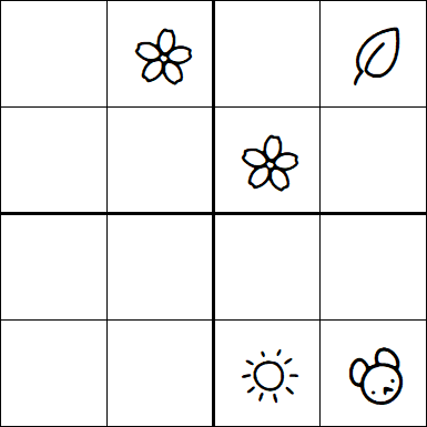 Kids Sudoku 4x4 - Difficile